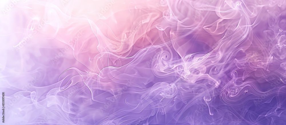 Poster purple smoke abstract background. pastel background. copy space image. place for adding text and des