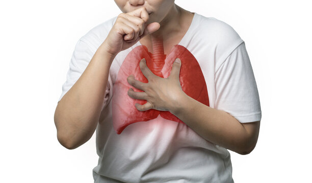 Female patients with respiratory or lung diseases, bad air, dust, tuberculosis, lung cancer, emphysema, cough from the flu, and viral infections. Double Exposure with lungs