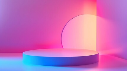 Gradient glow backgrounds Gradient glow effect with a blank area for text, ideal for modern and visually appealing business presentations