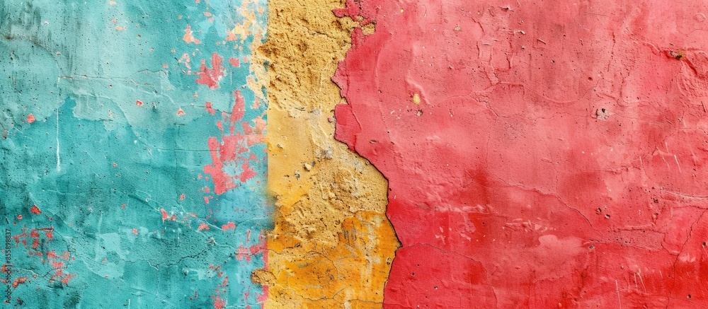 Poster best of abstract art wall advertising color objects, backgrounds & textures. copy space image. place