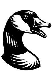 Goose SVG, Duck SVG, Bird SVG, Lake SVG, Animal SVG, Goose Silhouette, Goose Vector, Swan SVG, Goose Clipart, Cut file for Cricut SVG, JPG, PNG