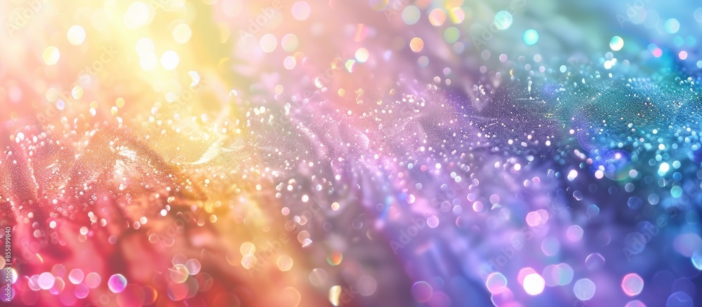 Poster background texture prism light rainbow overlay sunlight glitter. copy space image. place for adding 