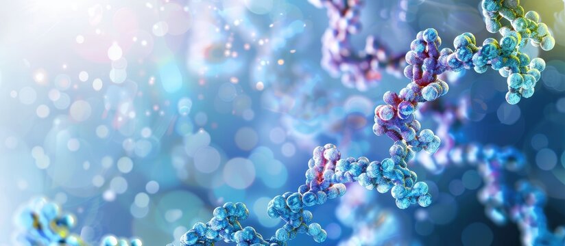 The process by which DNA is copied to RNA is called transcription, and that by which RNA is used to produce proteins is called translation. Copy space image. Place for adding text or design