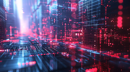 Obraz premium technology design