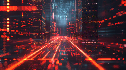 Obraz premium technology design