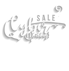 Website template or flyer design with shopping bags and gift boxes on red background for Cyber Monday Sale.