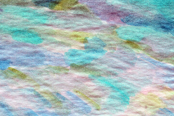 Blue green watercolor background texture