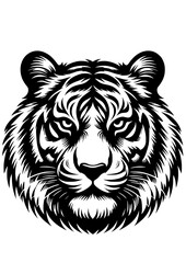 Tiger Face SVG, Cat SVG, Lion SVG, Cat from jungle SVG, Dangerous Animals SVG, Stripes SVG, Tiger Head SVG, Tiger Head Silhouette, Clipart, Cut file for Cricut, SVG, JPG, PNG, Leopard