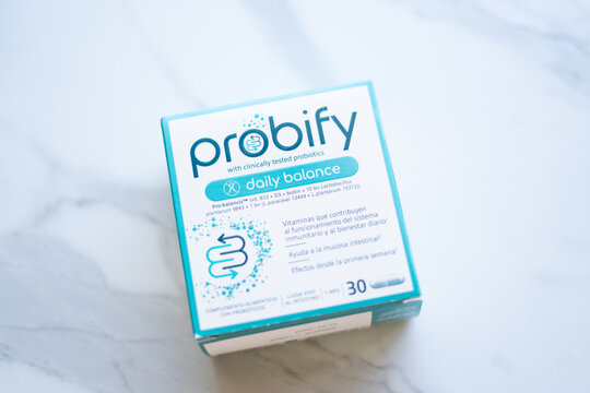 Caja de medicamento Probify. Probiotico