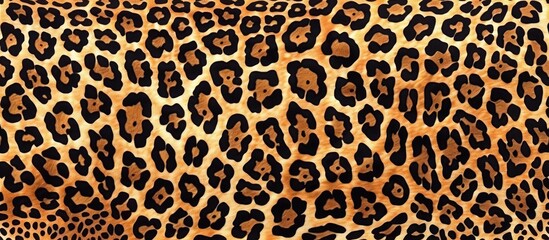 Leopard texture, seamless cat texture, animal print. Copy space image. Place for adding text or design