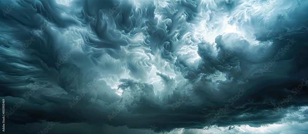 Poster dark ominous clouds. dramatic sky. copy space image. place for adding text or design