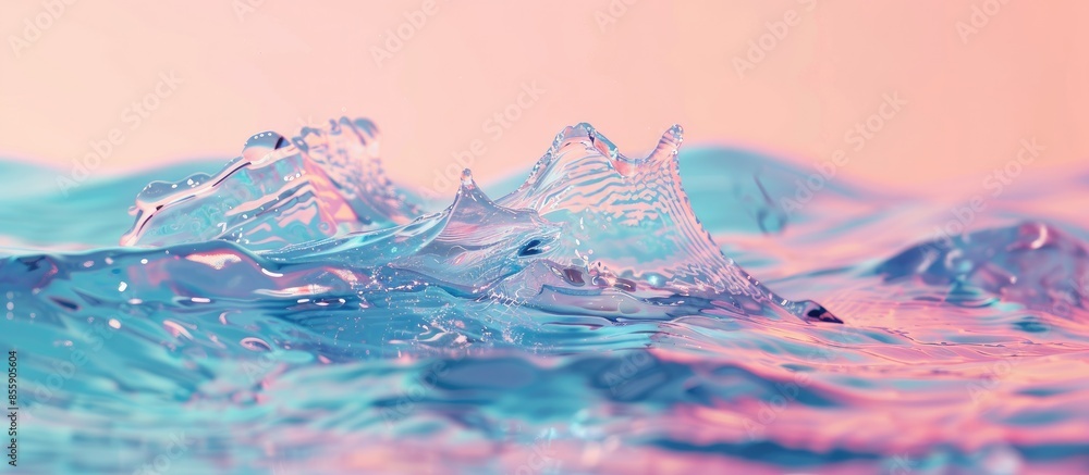 Poster old fashioned isolated pastel background water isolated. copy space image. place for adding text and