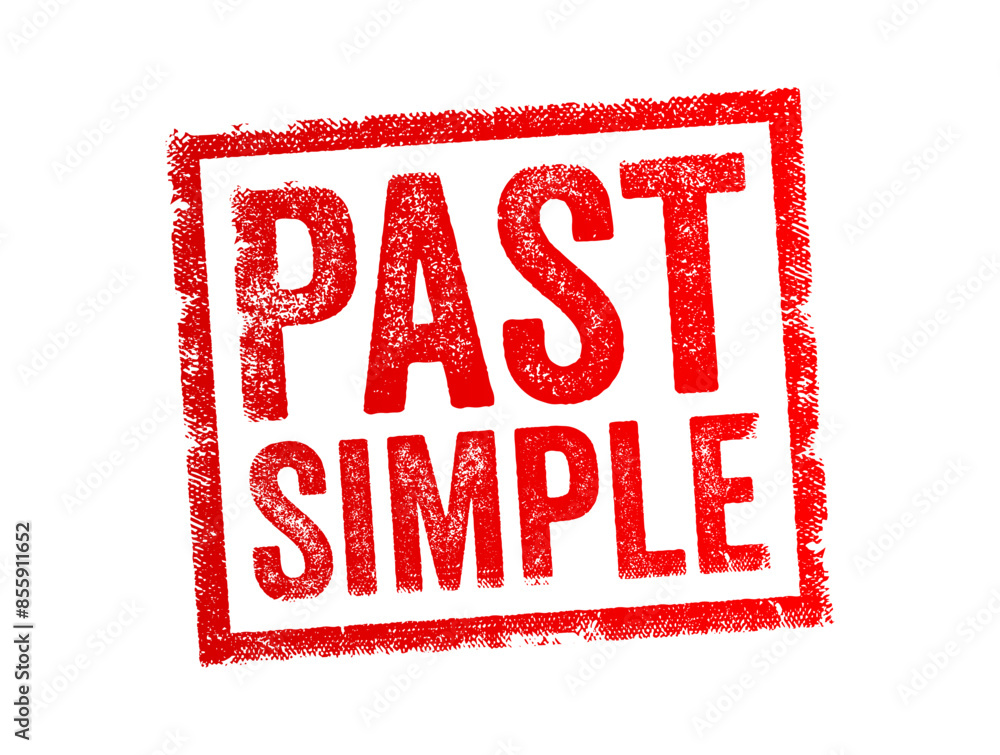 Poster past simple - a verb tense in english used to describe actions or events that happened at a specific