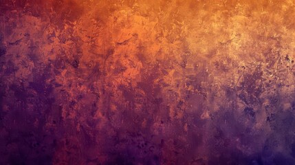 Obraz premium dark orange brown and purple abstract background with gradient and vintage texture suitable for halloween thanksgiving or autumn themes digital illustration