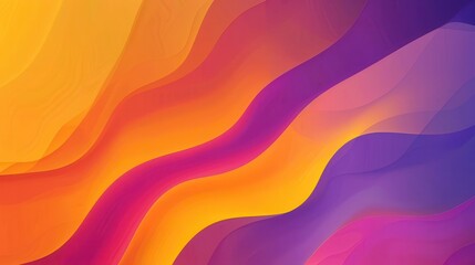 dynamic gradient website banner in vibrant yellow orange and purple hues abstract header