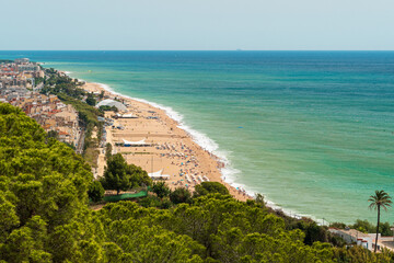 Platja del Garbí in Calella, Spain