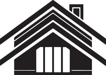 house roof icon silhouette vector logo