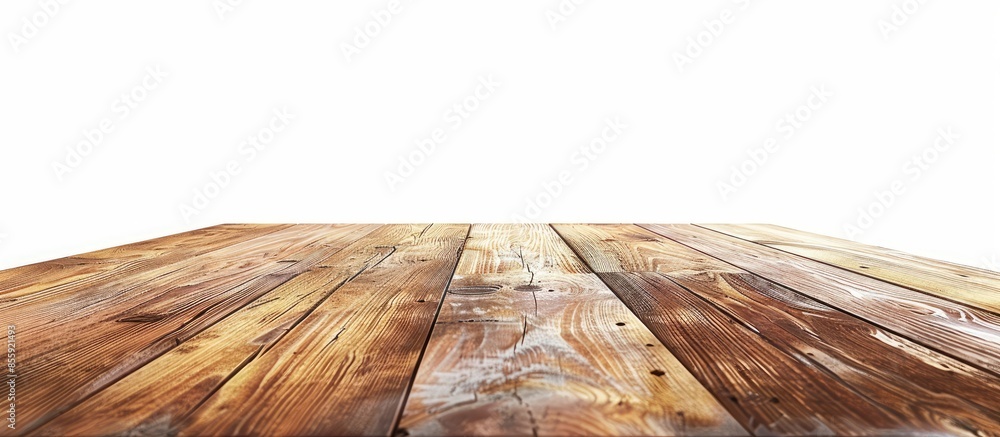 Poster table isolated on white background. copy space image. place for adding text and design