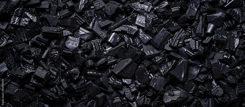 Aufkleber black plastic texture or background. copy space image. place for adding text or design
