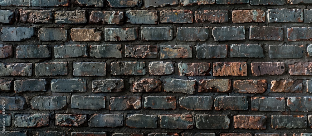Poster brick wall texture. copy space image. place for adding text and design