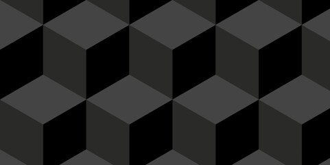Cube technology business concept. Abstract vector soft black mosaic grid pattern. Geometric square backdrop cubic design. Illustration tile metal element.	

