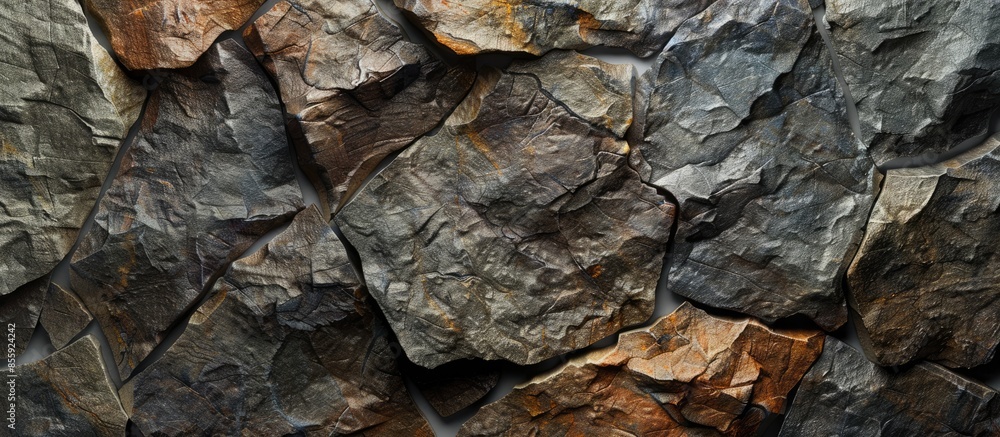 Poster stone texture wall close up. copy space image. place for adding text and design