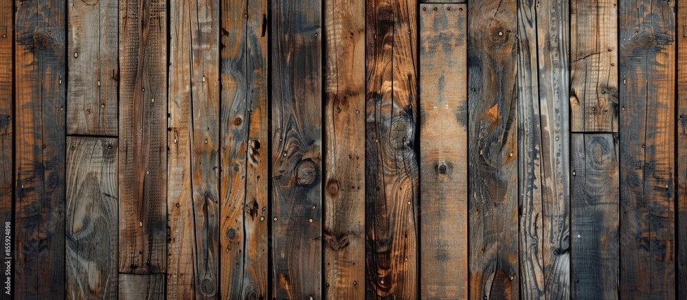 Poster wood planks for parquet slacks. copy space image. place for adding text and design