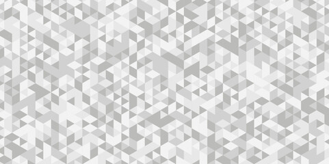 	
Seamless geometric pattern square shapes low polygon backdrop background. Abstract geometric wall tile and metal cube background triangle wallpaper. Gray and white polygonal background.