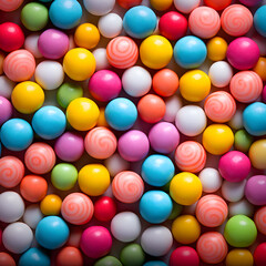 Obraz premium colorful candy background
