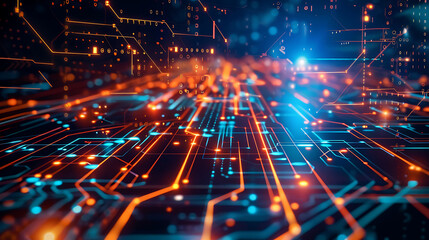 Fototapeta premium technology background