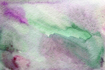 green watercolor background texture