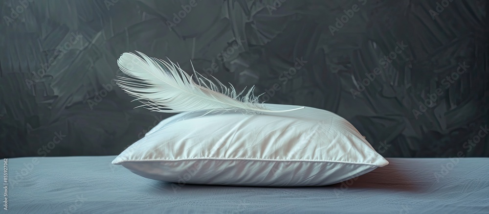 Poster square pillow. bedroom sleeping pad or sofa cushion pad with feather, down or synthetic and textile 