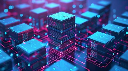 A minimalistic networking technology background showcases big data connectivity and software development, offering a sleek wallpaper for tech environments.