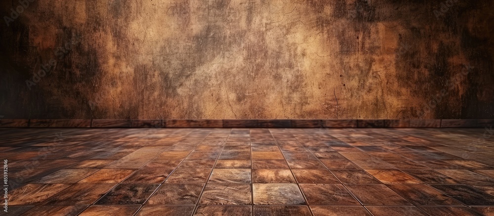 Poster the floor dirty texture view beautiful in design and decoration modern brown and pattern background 