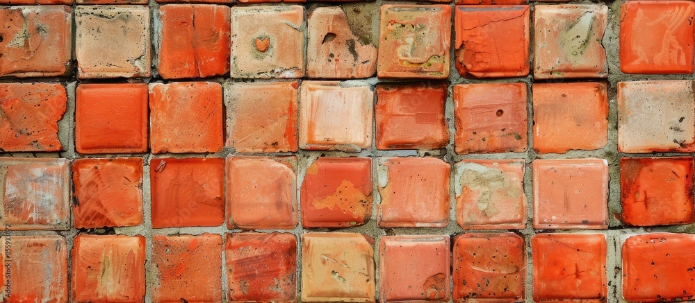 Poster perfect for spanish wall squares background. copy space image. place for adding text and design