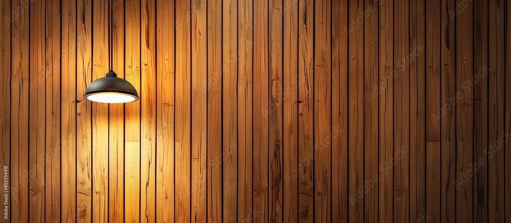 Aufkleber toilet lamp modern design bamboo background . copy space image. place for adding text and design