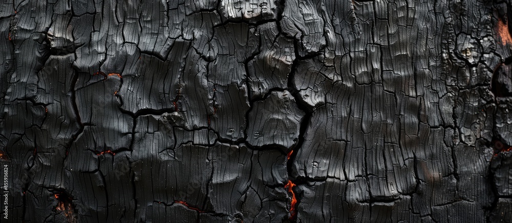 Poster burnt wood background. copy space image. place for adding text and design