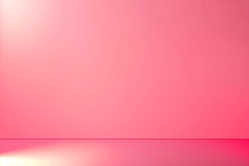 Fototapeta premium empty studio background with a smooth pink gradient