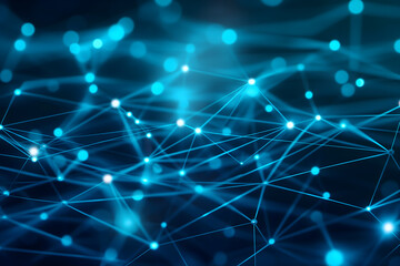 Abstract Digital technology, internet network connection concept background