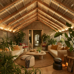 Fototapeta premium Eye catching interior of a hotel