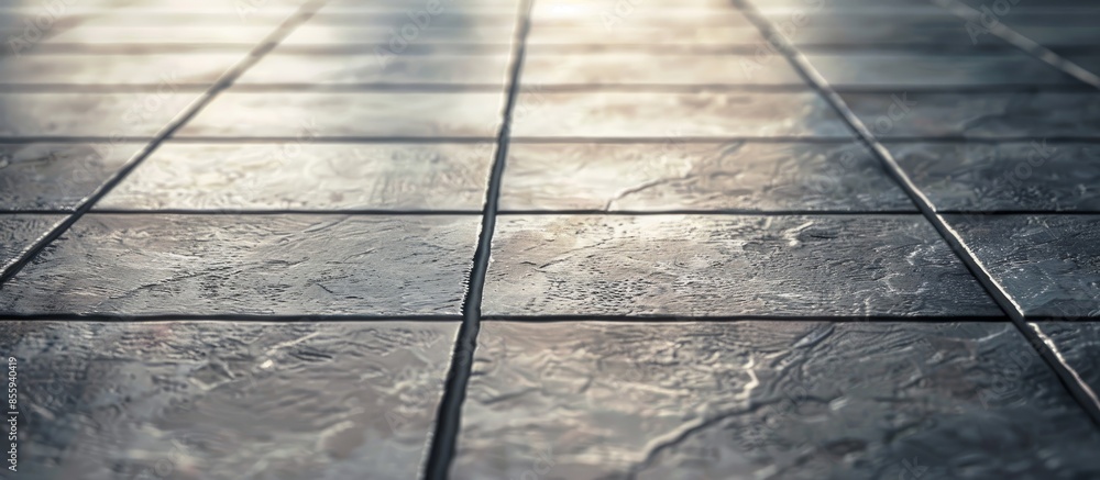 Poster tiled floor. copy space image. place for adding text and design
