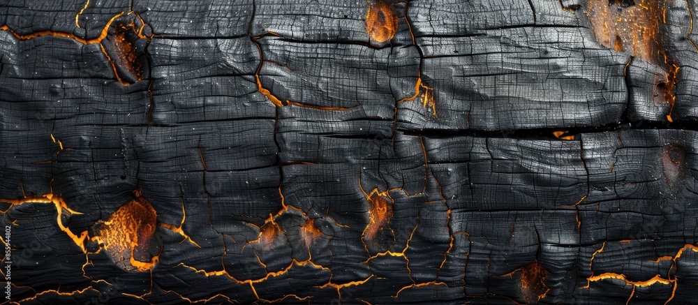 Aufkleber burnt wood background. copy space image. place for adding text and design