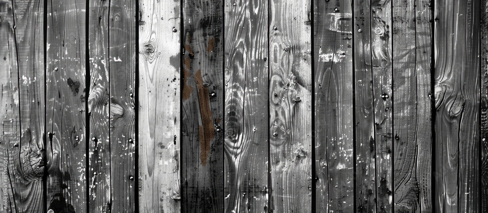Aufkleber black and white texture of old boards. grunge. copy space image. place for adding text and design