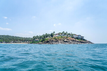 Obraz premium Kovalam is a beach and seaside resort in the city of Thiruvananthapuram in Kerala, India.
