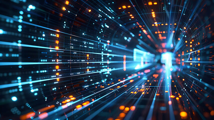 Obraz premium technology background