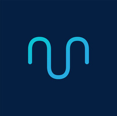 Letter M Logo Design Illustration vector eps format , suitable for your design needs, logo, illustration, animation, etc.