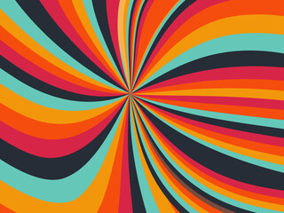 Vintage retro banner background. Colorful wallpaper. Vector illustration. party background.	