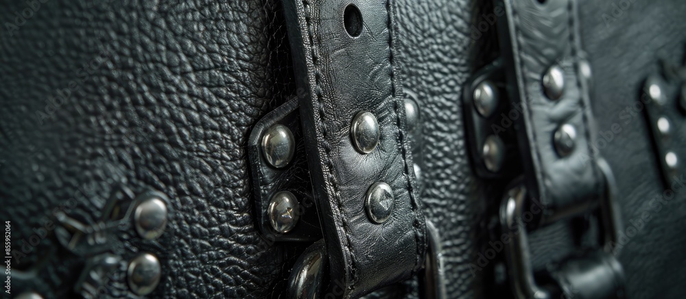 Poster fastening system close-up for a photo studio. copy space image. place for adding text and design