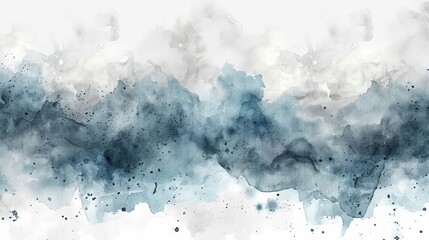 Blue and gray watercolor texture background