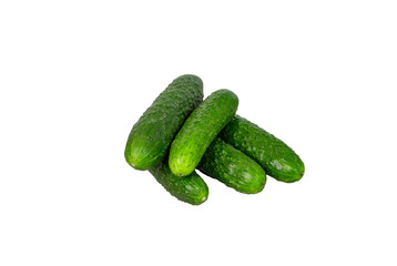 cucumbers isolated on white
